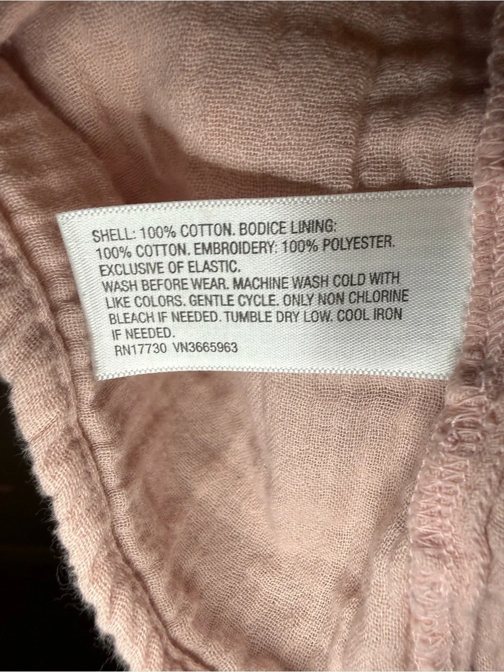 Cat & Jack Pink Smocked Dress with Puff Sleeves